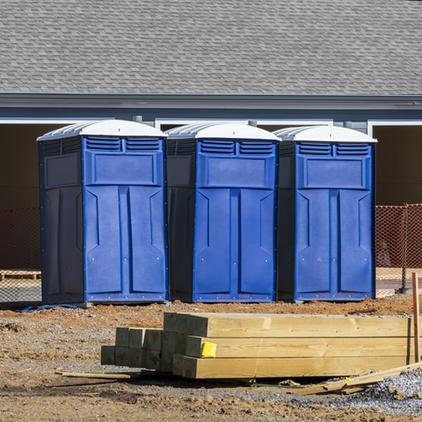 are there any restrictions on where i can place the portable toilets during my rental period in Purdy MO